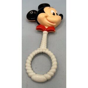 Vintage Danara Disney Mickey Mouse Baby Rattle